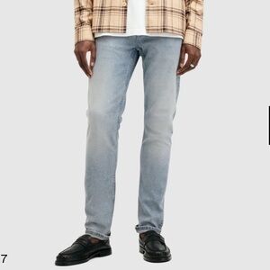 All Saints Cigarette Light Blue Men's Jeans